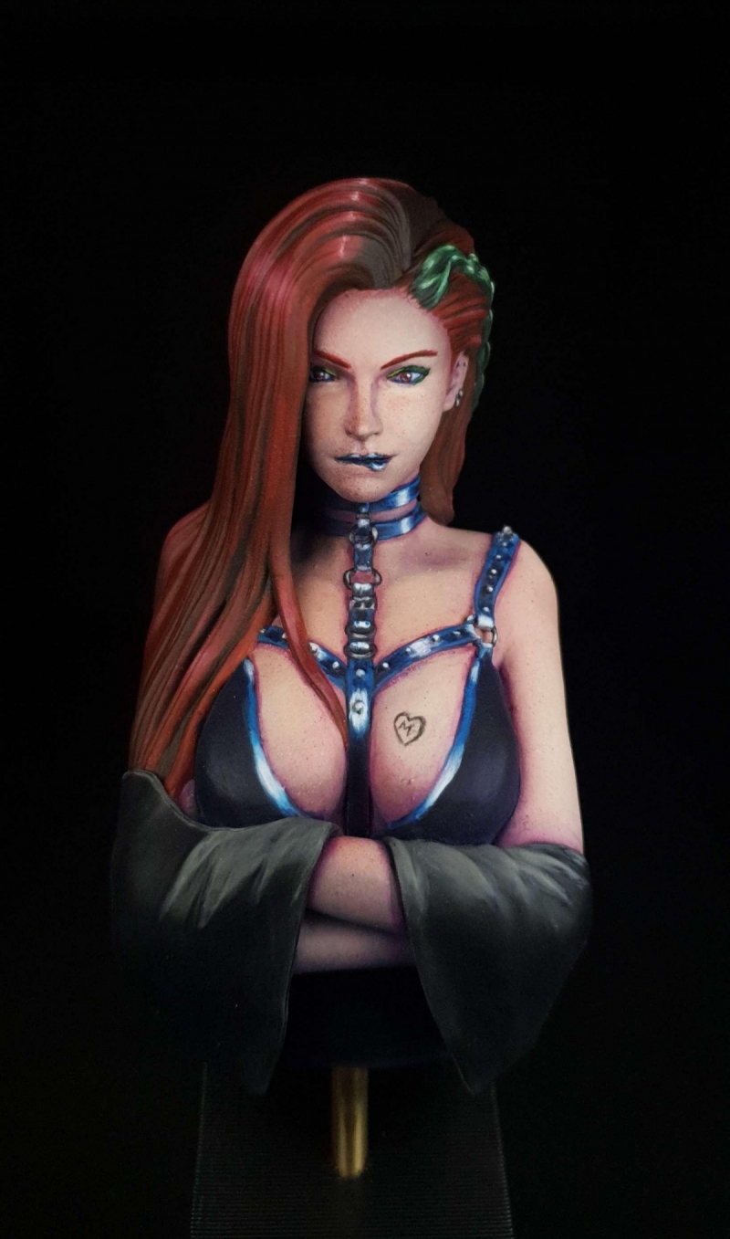 Goth bust - STLCollectables