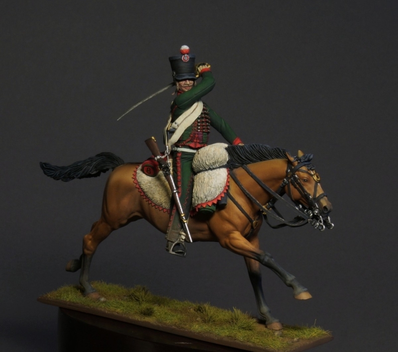 French Hussar of the 8th Hussar Regiment, 1809
