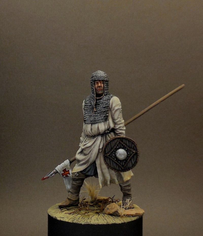 Western European infantryman, 12th-13th centuries.