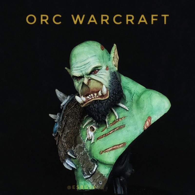 Orc warcraft bust