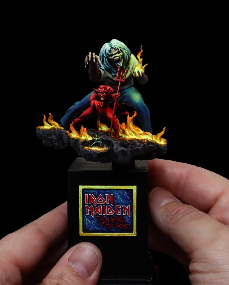 The Number of the Beast - IRON MAIDEN Miniature Collection BOXART