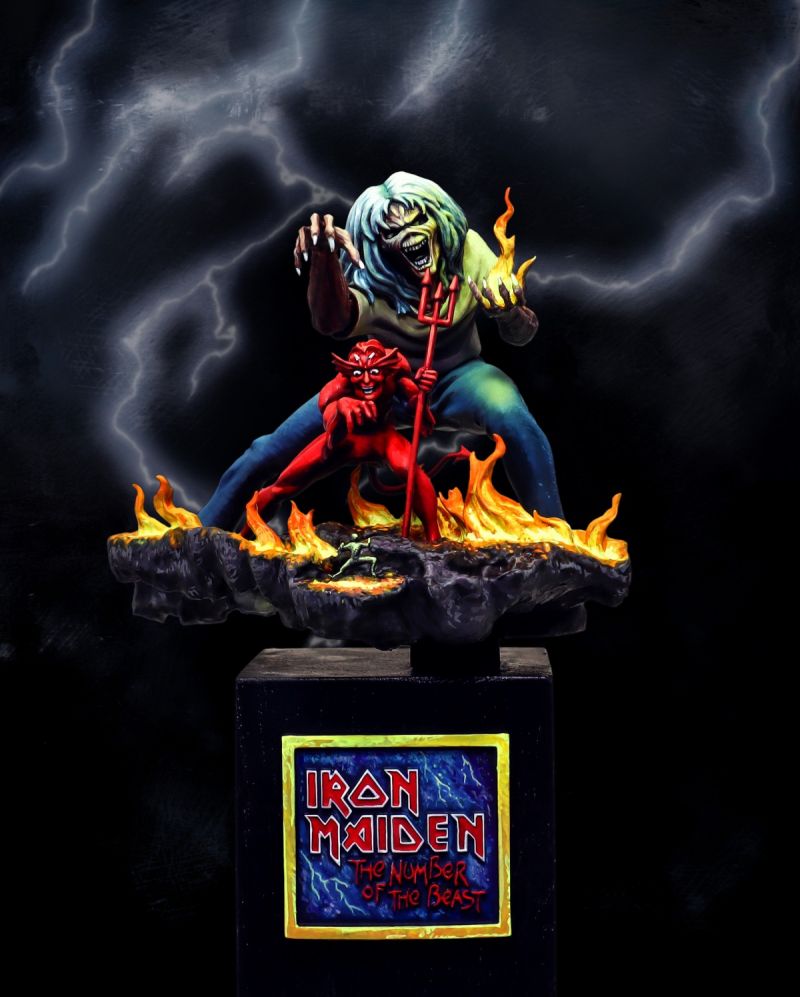 The Number of the Beast - IRON MAIDEN Miniature Collection BOXART