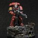 Space Marine Blood Raven with little diorama