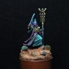 Eldar Spiritseer with little diorama base