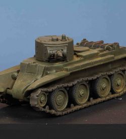 BT-7 Fast Russian Tank WWII Pegasus 1/72 scale