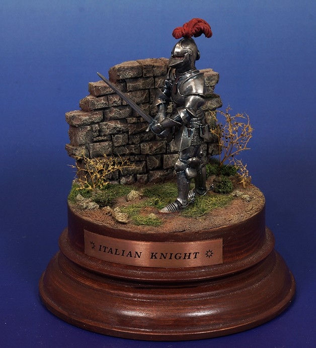 Italian Knight 1450, Historical Metal Figure, Andrea Miniatures 54mm SM-FM08