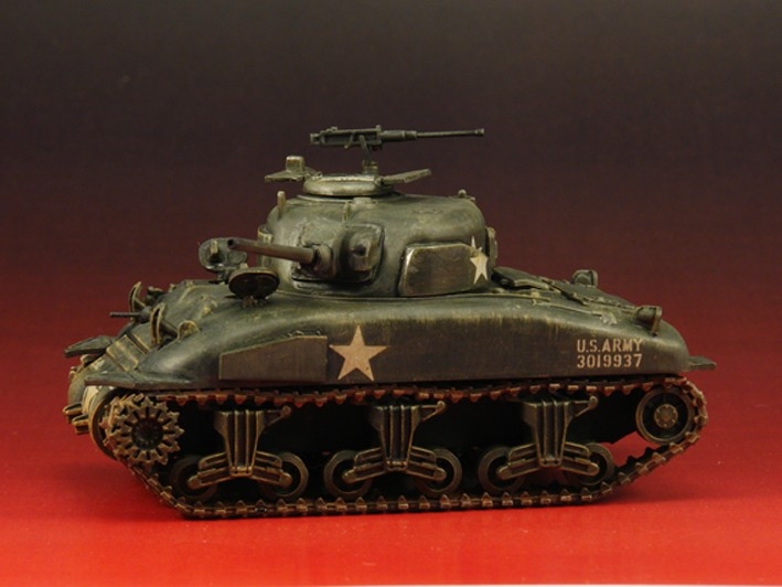 Sherman tank Fujimi 1/76 with Interior