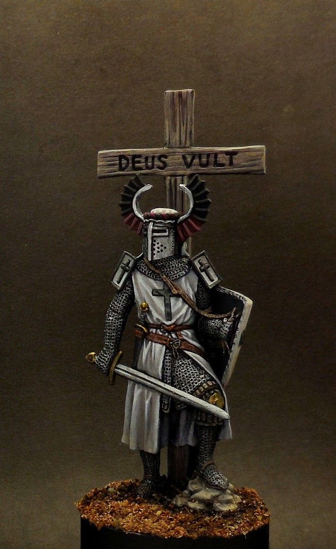 Рыцарь-крестоносец, 13 век.