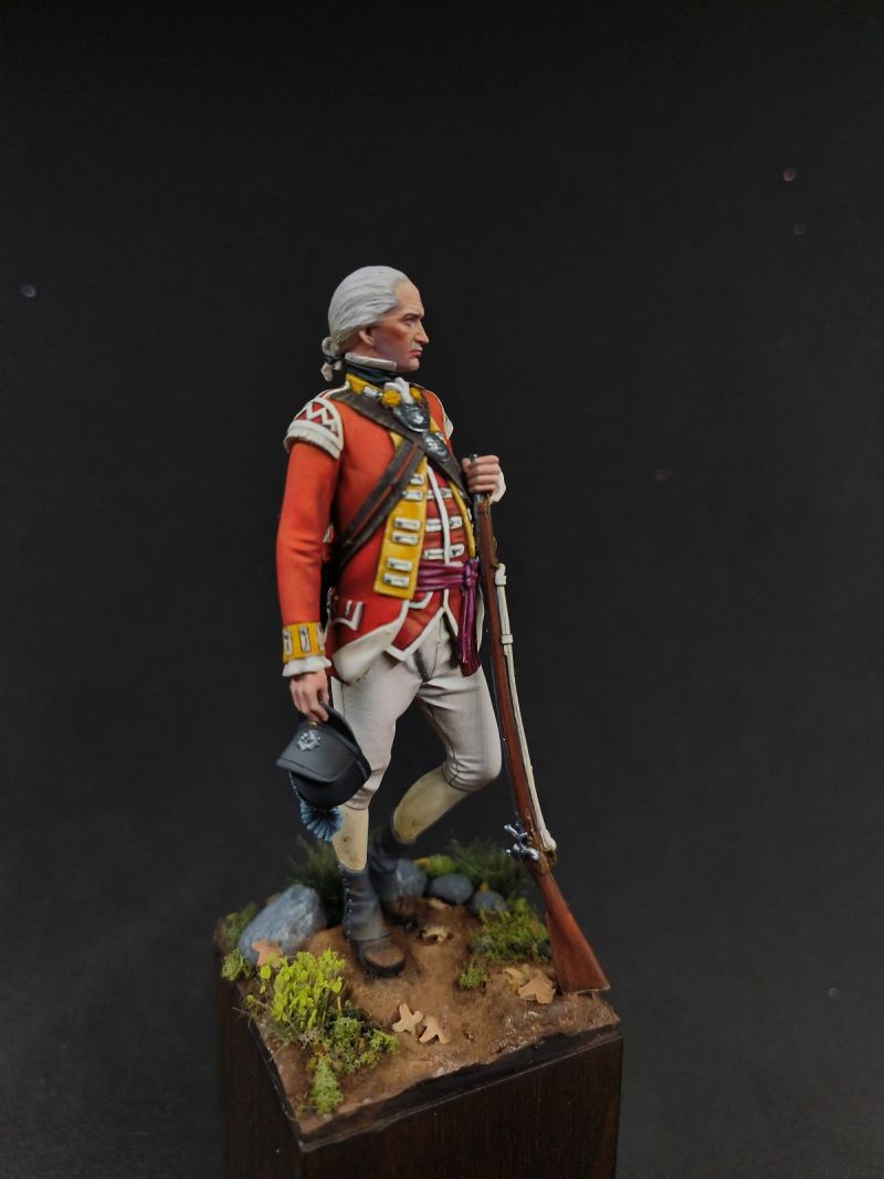 Oficial de infantería ligera Revolución Americana