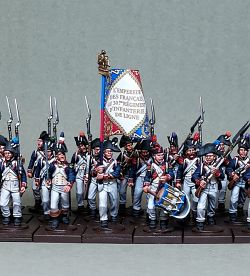 French army 1805-1807 , 30 line infantry regiment (Perry miniatures)