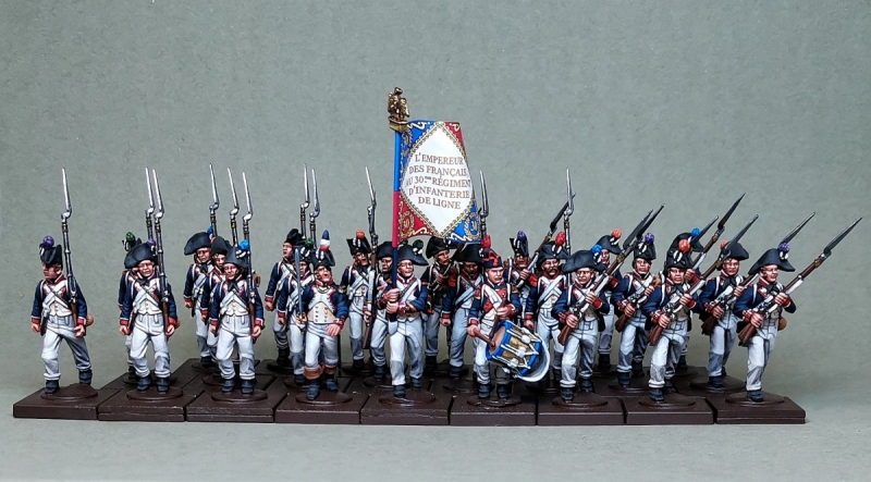 French army 1805-1807 , 30 line infantry regiment (Perry miniatures)