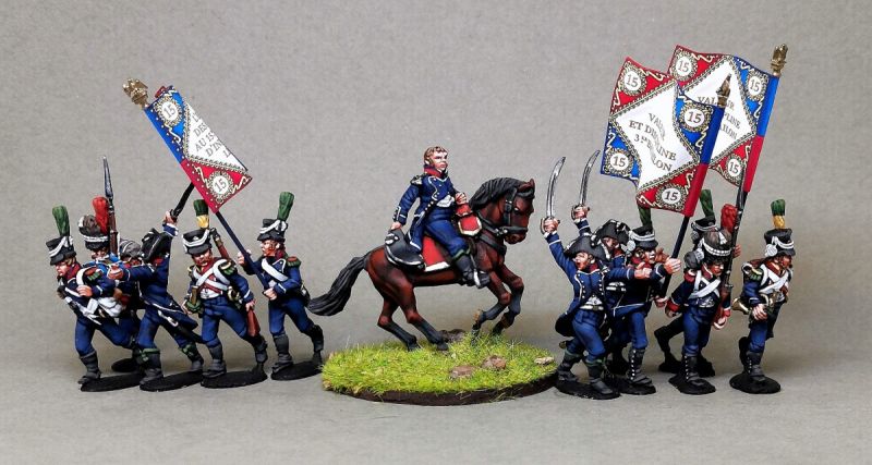 15th Regiment French Light Infantry 1805-1807. (Perry miniatures)