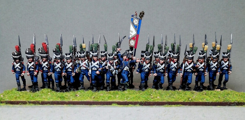 15th Regiment French Light Infantry 1805-1807. (Perry miniatures)