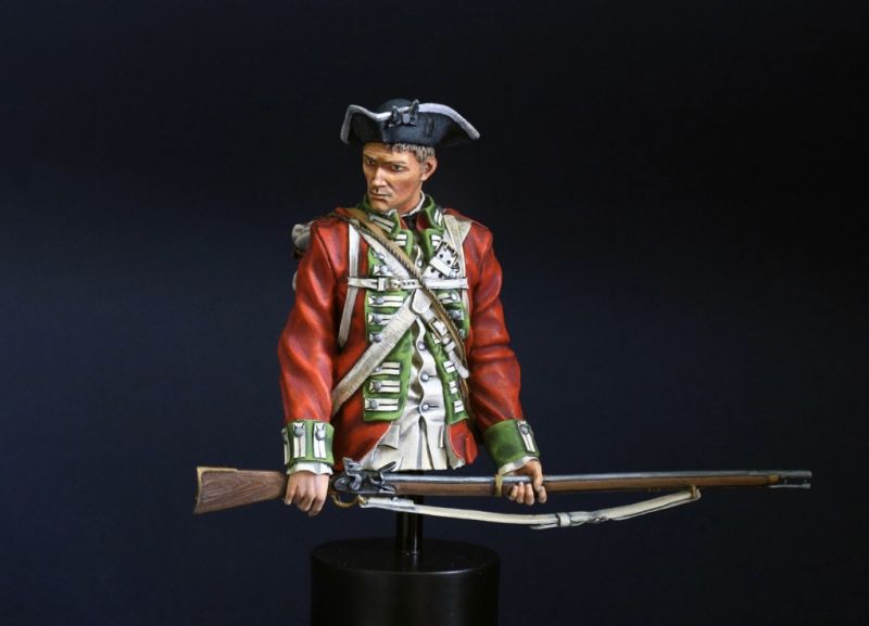 British infantryman, the second half of the XVIII century.