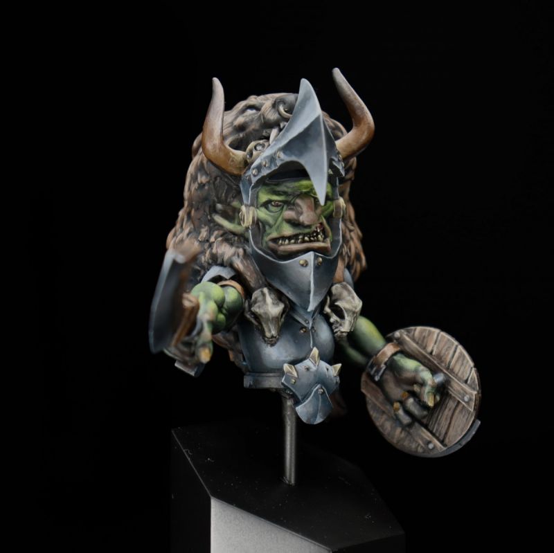 Krazgar the angry goblin bust