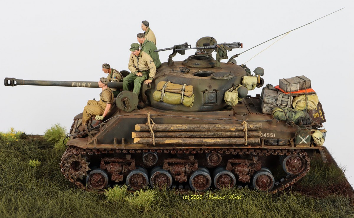 Fury Sherman tank by Michael Walsh · Putty&Paint
