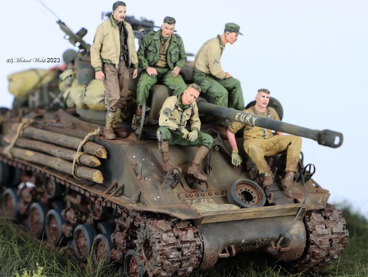 Fury Sherman tank by Michael Walsh · Putty&Paint
