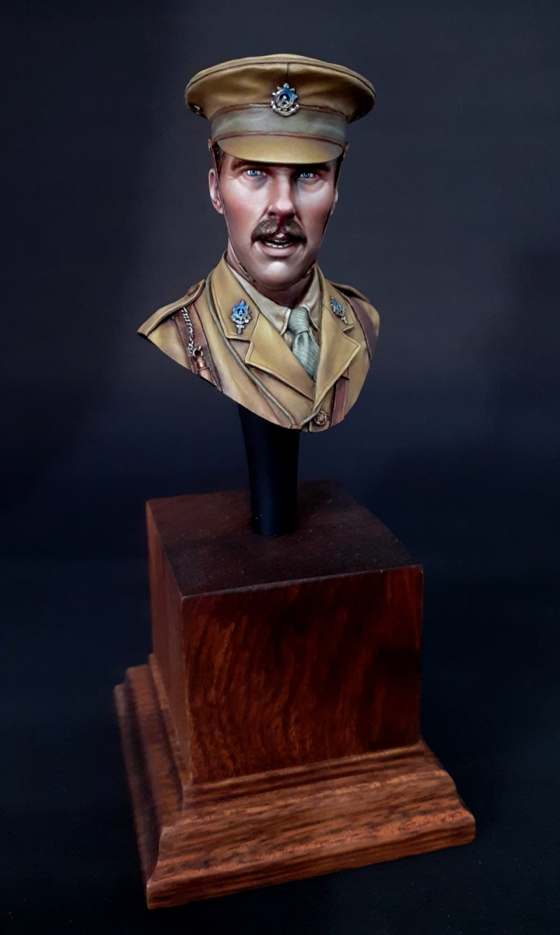 Major of British Calvary in WWI bust from Nuts Planet