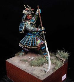 Samurai with nanigata