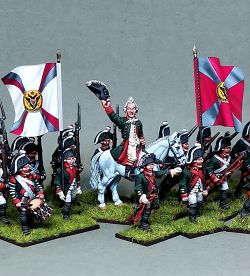 Nizovsky Musketeer regiment.Company in Italy 1799.