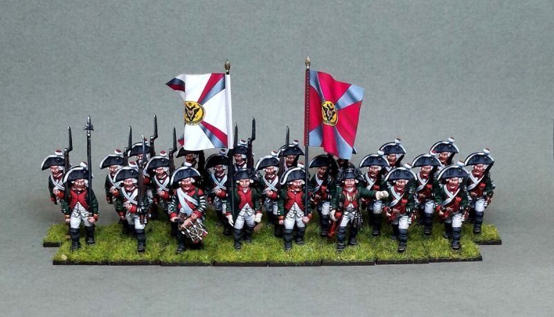 Nizovsky Musketeer regiment.Company in Italy 1799.