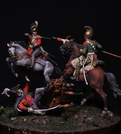 Waterloo 1815. The death of General Ponsobi