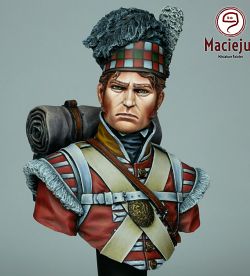 92nd Gordon Highlander bust