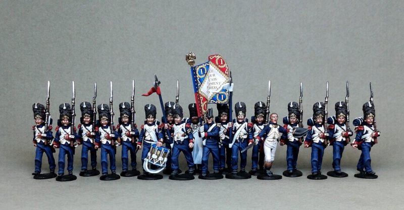 Grenadiers of the Imperial Guard, march attack