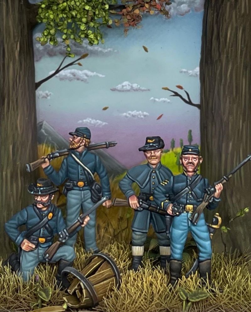 Union infantry( American civil war) 1/72 scale