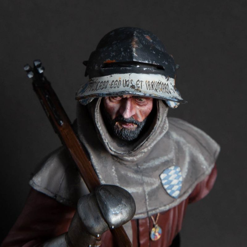 Medieval Infantryman with warhammer