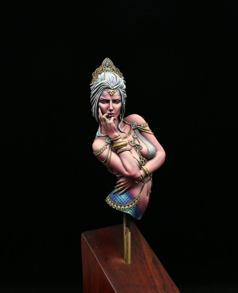 Wuzalka the mermaid bust