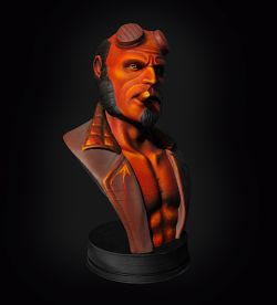 Hellboy bust