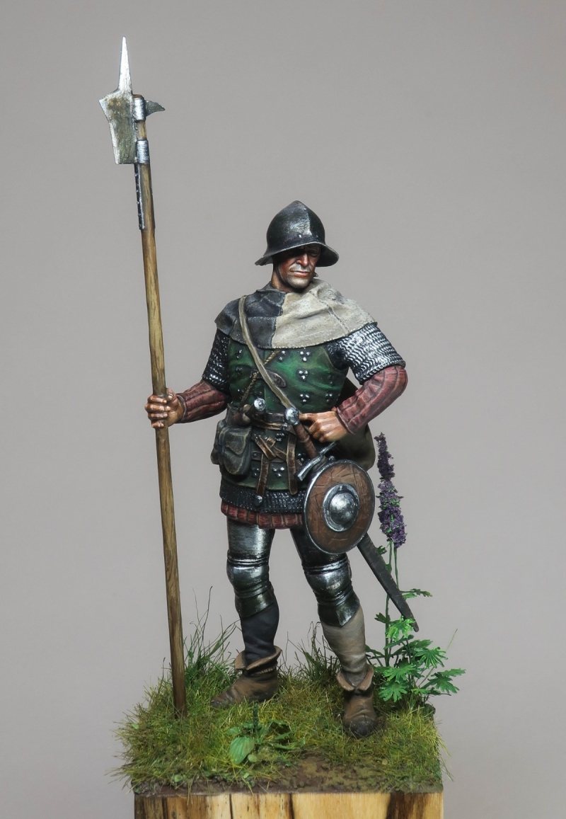 Medieval infantryman, 15th century