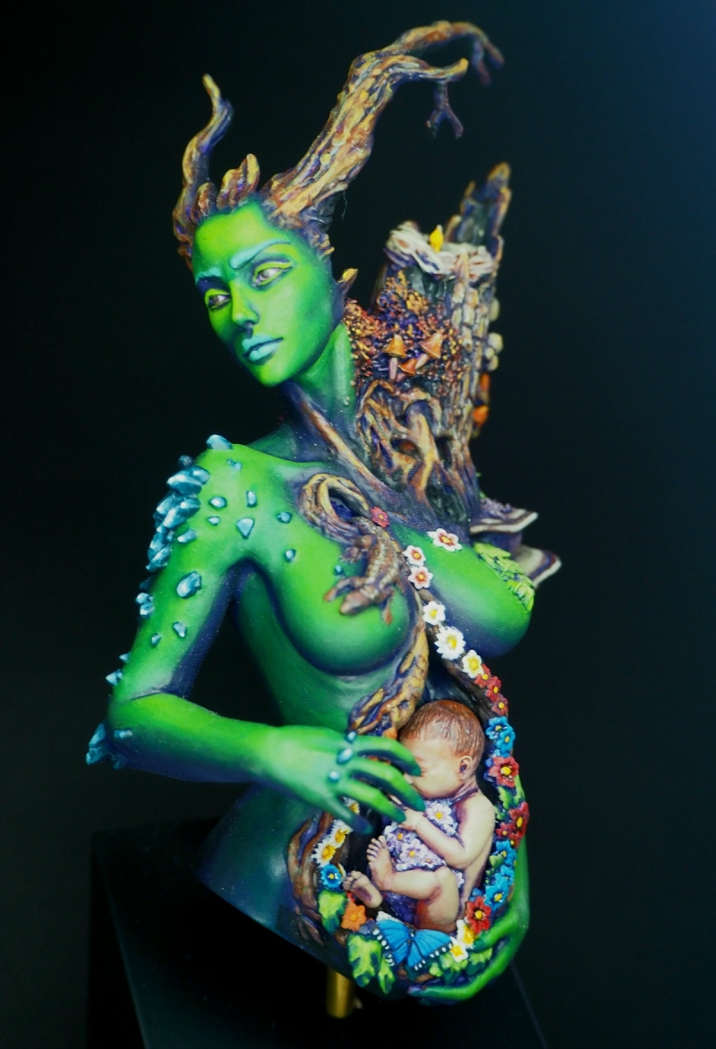Gaia the Mother Earth bust
