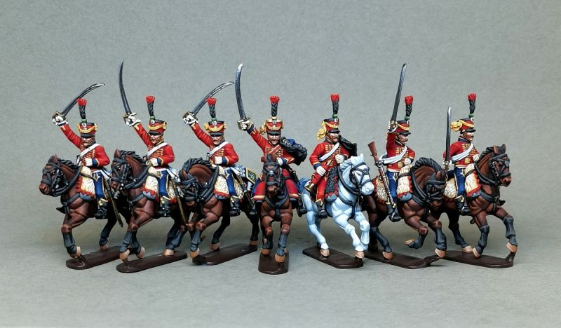 French Hussars.6th regiment.