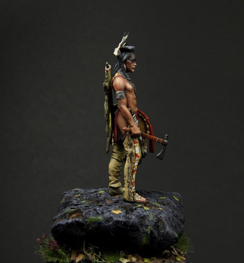 Pegaso Miniatures 75mm Blackfoot Warrior.