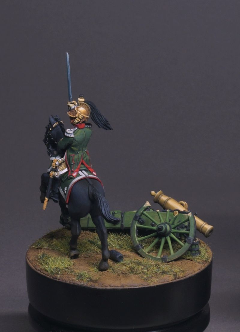 French officer of the 10th Dragoon Regiment, 1812.