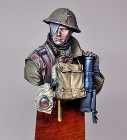 British Lewis Gunner WWI