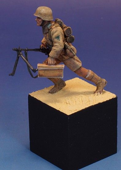 Tamiya Oldy Africa Corp Infantryman, dated 1971 - I had a Great Time Painting This Fellow