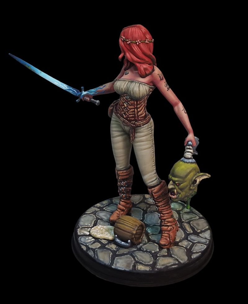 Jalissa. (By Female Miniatures) 75mm 3d print.