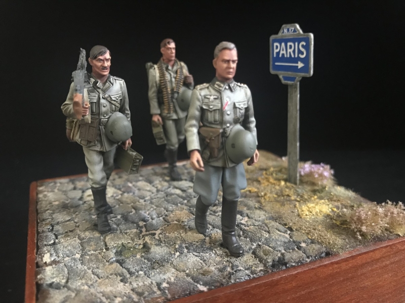 German Infantry Walking Set 2 by Andrea Miniatures