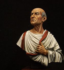 Roman senator bust