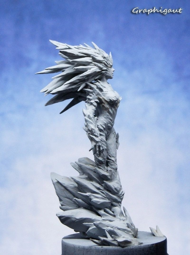 Skädi, the ice Godess, 54mm