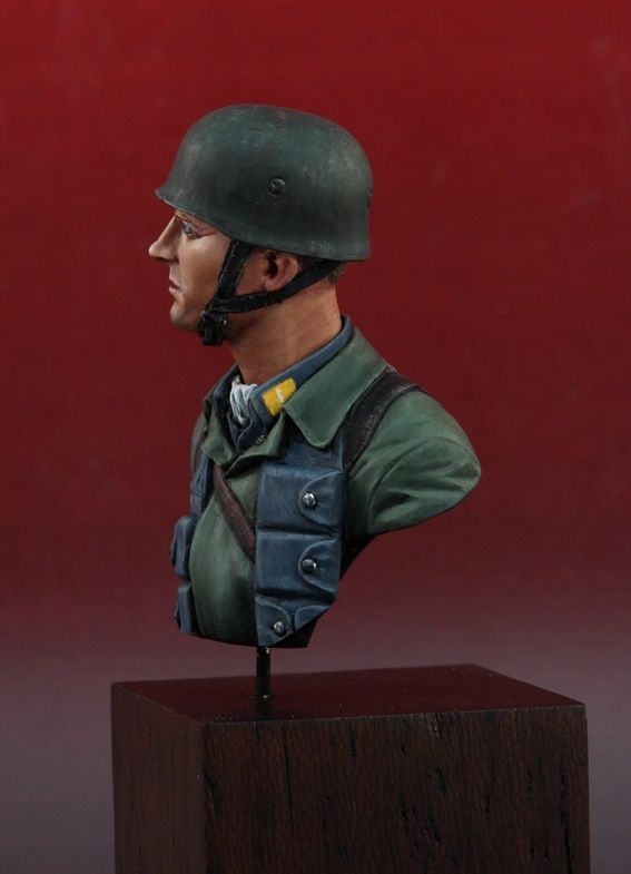German Paratrooper WWII, Stormtroopers S1603 GP bust, 1/16 scale (120mm)