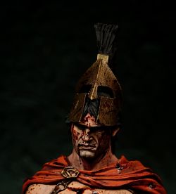 After the battle. Spartan Warrior