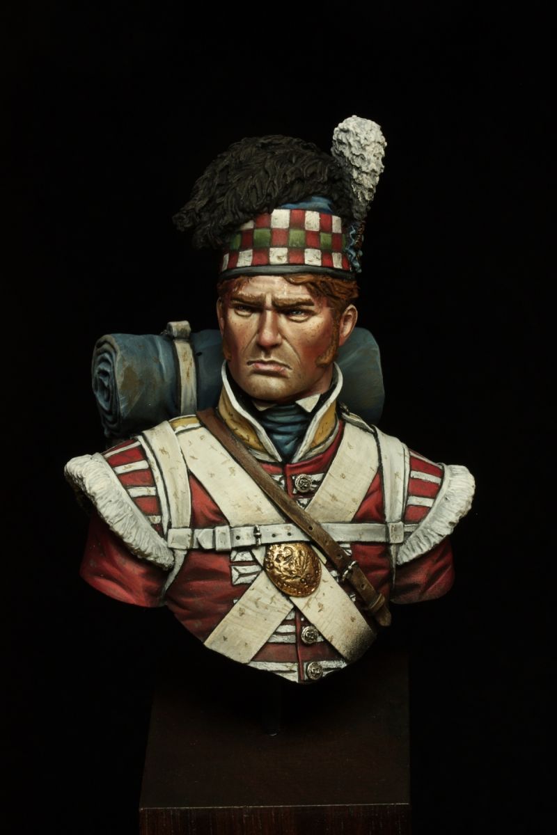 92° gordon highlander bust