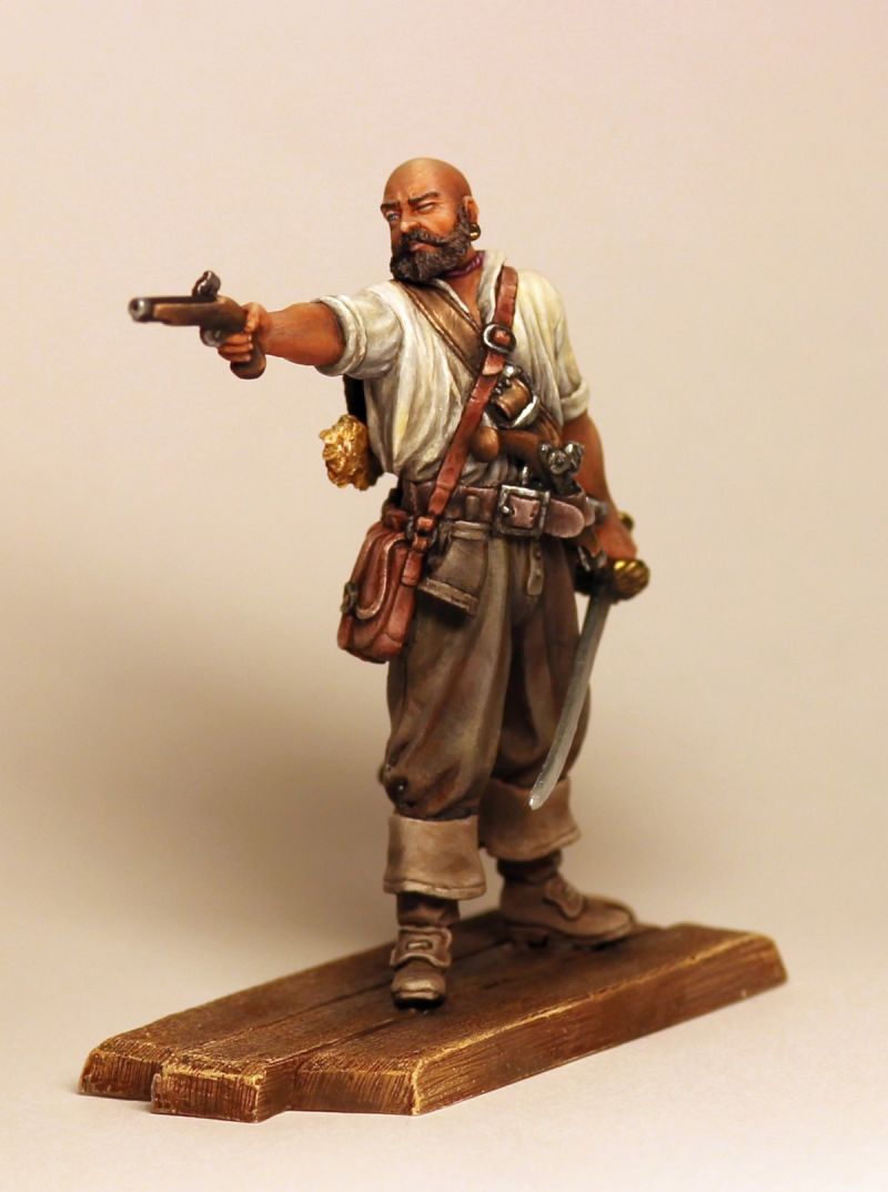 The pirate with the pistol, 1660-80