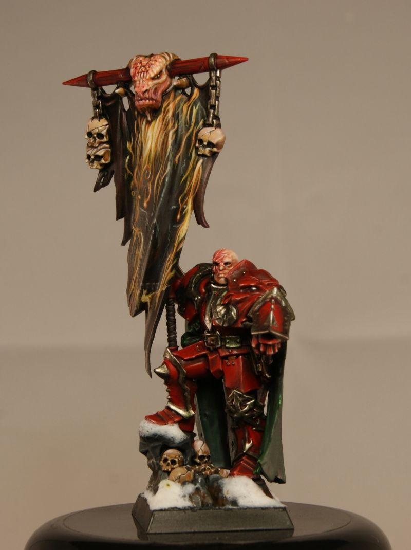 D’Aargan the Crimson, Battle standard bearer of Khorne