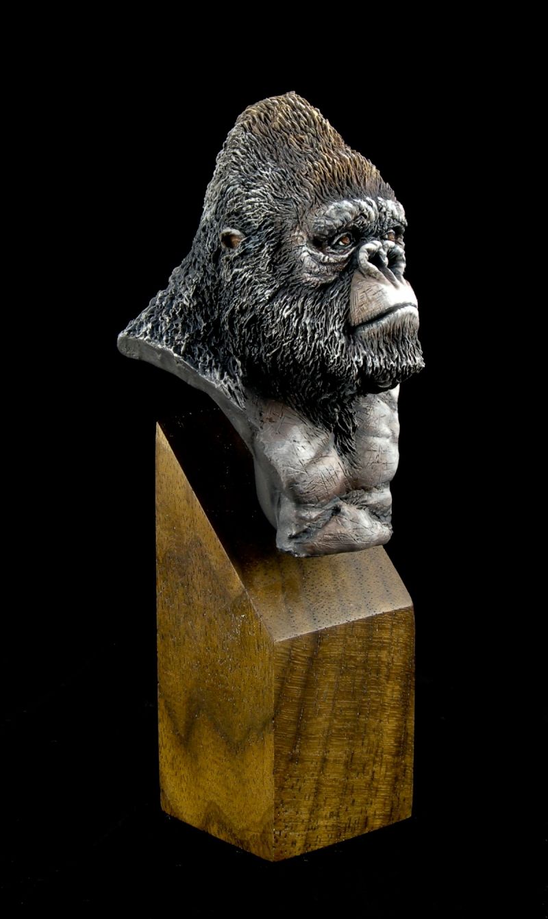 Gorilla Bust - Virunga Bust Kaha Miniatures
