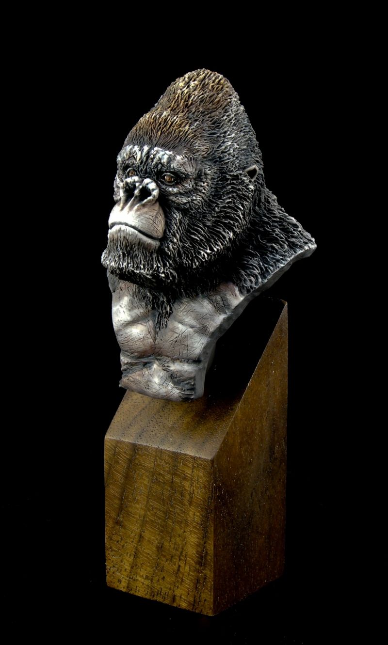Gorilla Bust - Virunga Bust Kaha Miniatures